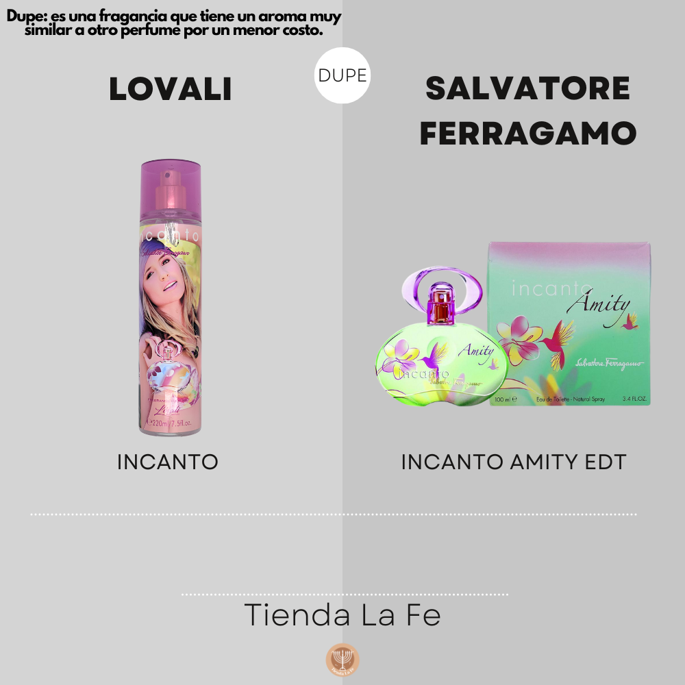 SPLASH LOVALI INCANTO 220ML (M)(DUPE DE SALVATORE FERRAGAMO INCANTO AMITY EDT 100ML)