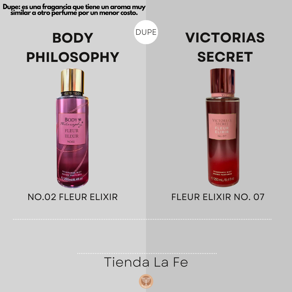 SPLASH BODY PHILOSOPHY NO.02 FLEUR ELIXIR 250ML (M)(DUPE DE VICTORIAS SECRET SPLASH FLEUR ELIXIR NO. 07 250ML)
