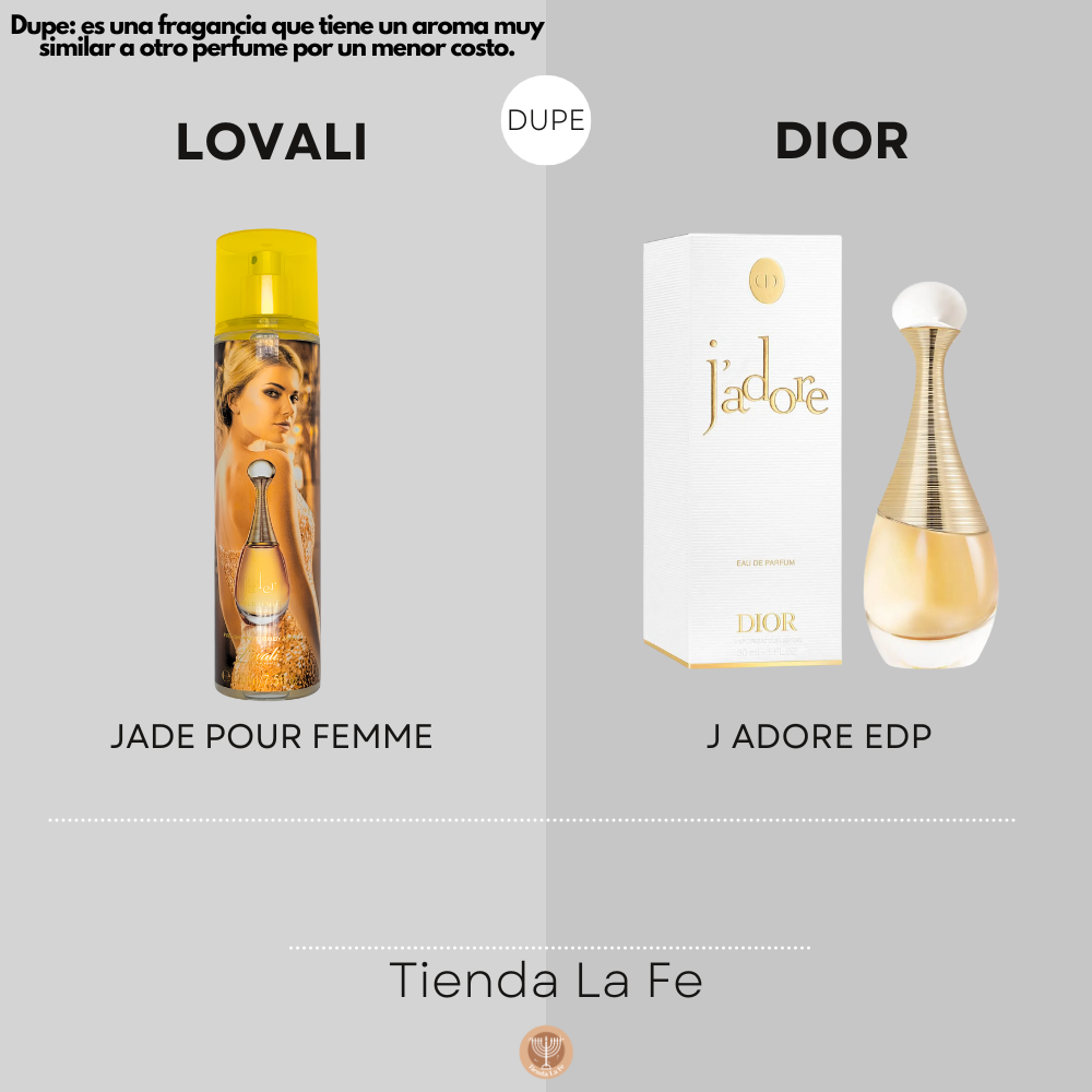 SPLASH LOVALI JADE POUR FEMME 220ML (M)(DUPE CHRISTIAN DIOR J ADORE EDP)