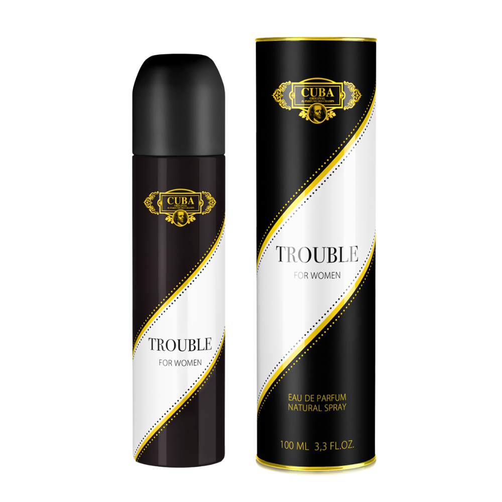 CUBA TROUBLE FOR WOMEN EDP 100ML (M)(DUPE DE GOOD GIRL CAROLINA HERRERA)