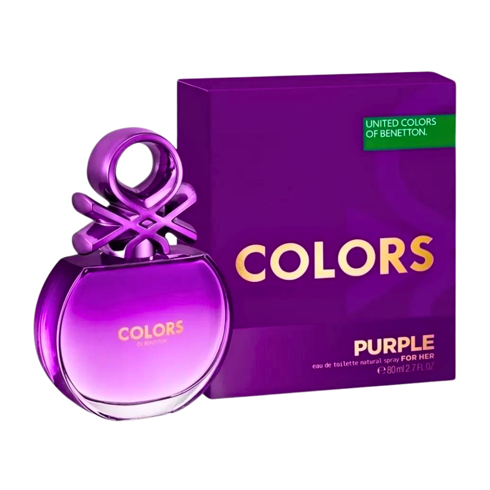 UNITED COLORS OF BENETTON COLORS PURPLE FOR HER EDT 80ML (M)