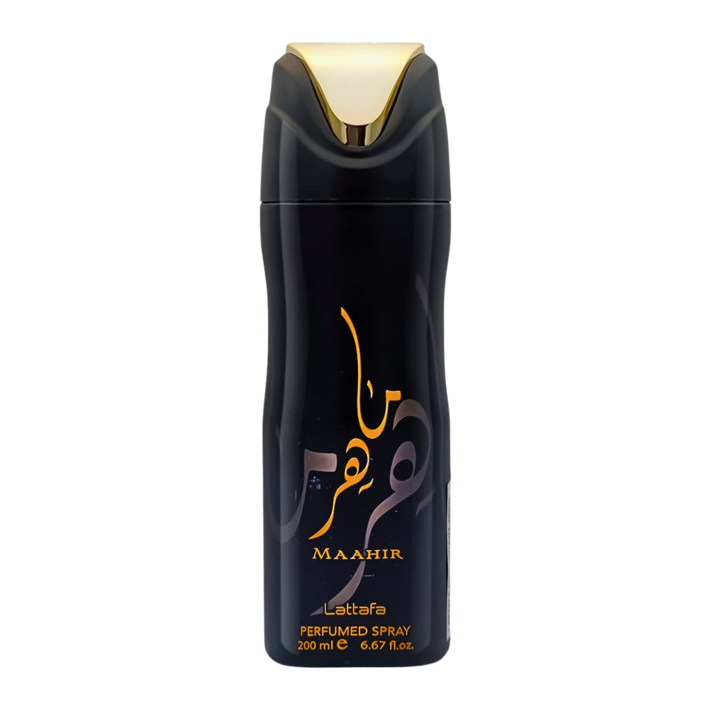 LATTAFA BODY SPRAY MAAHIR 200ML (U)