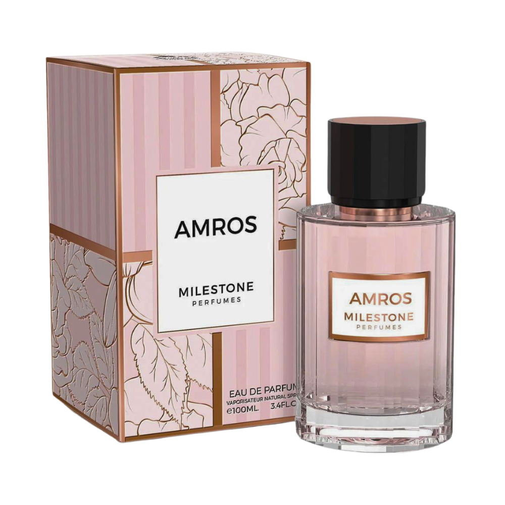 MILESTONE AMROS EDP 100ML (M) (DUPE CAROLINA HERRERA ROSE CRUISE EDT)