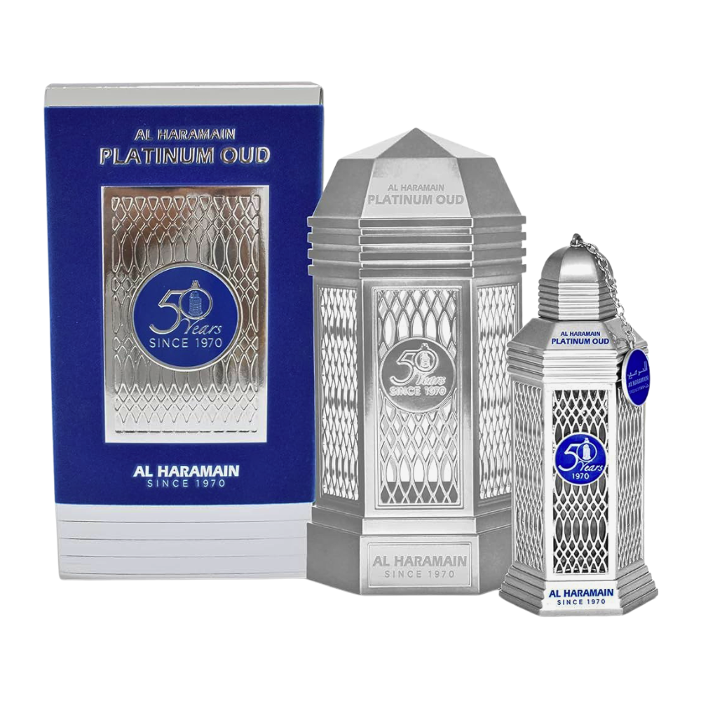 AL HARAMAIN 50 YEARS PLATINUM OUD EDP 100ML (U) (DUPE TOM FORD OUD WOOD EDP)