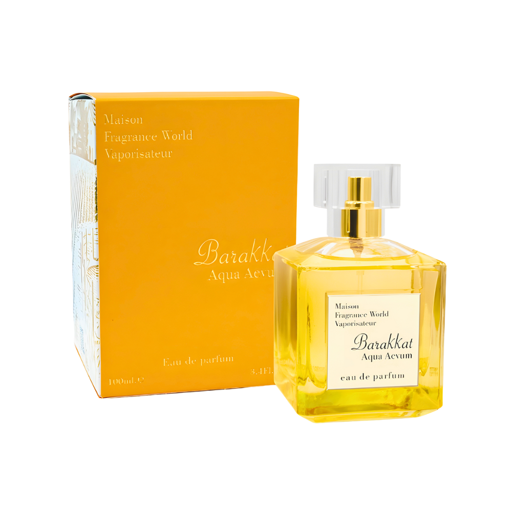 FRAGRANCE WORLD BARAKKAT AQUA AEVUM EDP 100ML (M) (DUPE MAISON FRANCIS KURKDJIAN AQUA VITAE COLOGNE FORTE EDP)