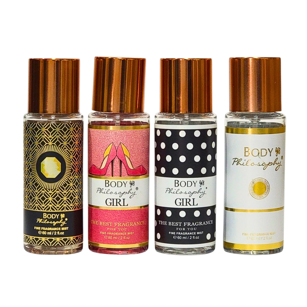 OFERTA DE 4 MINI SPLASH, 4 AROMAS DIFERENTES PARA ELLA 60MLX4 OFERTA SAN VALENTIN