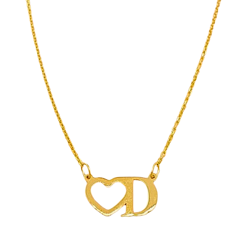 ODIJE575$D FORMA LETRA D Y CORAZON