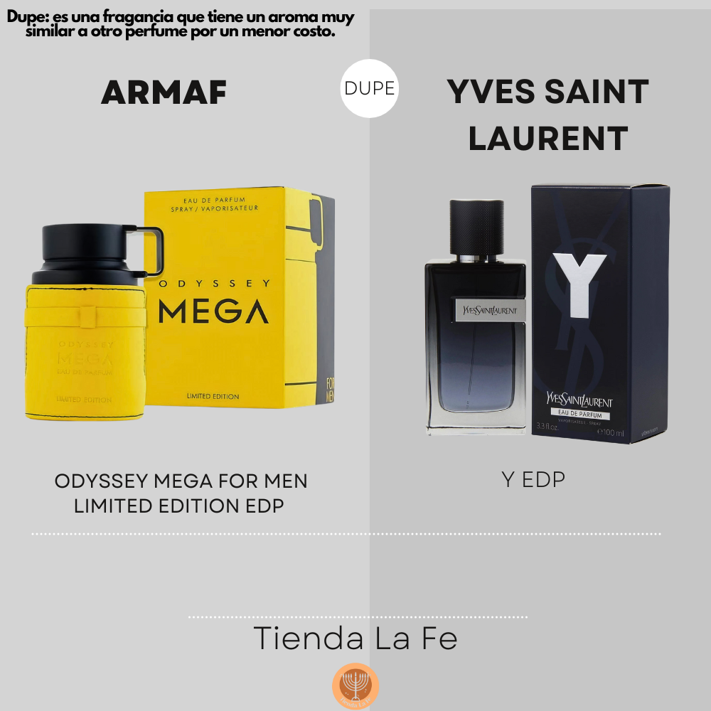 SET ARMAF ODYSSEY MEGA EDP 100ML SPRAY CORPORAL 50ML GEL DE DUCHA 100ML SHAMPOO 250ML (H) (DUPE YVES SAINT LAURENT Y EDP)
