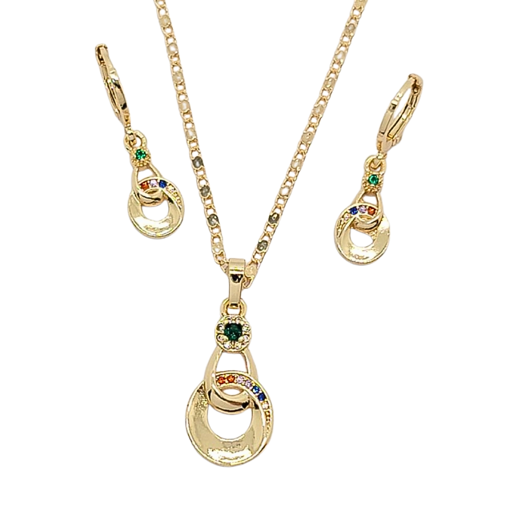 SET DE ENCHAPE CON FORMA DE CIRCULOS