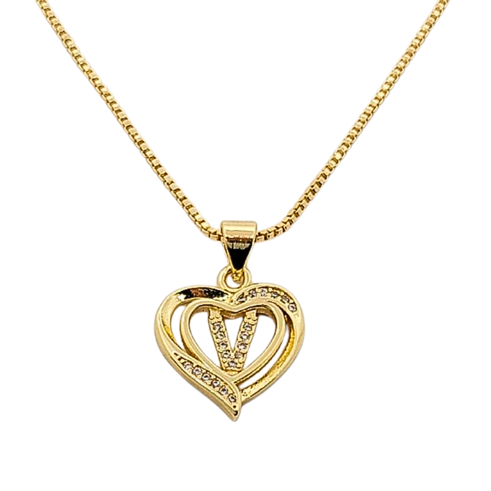 EGARGA1467 FORMA LETRA V CORAZON