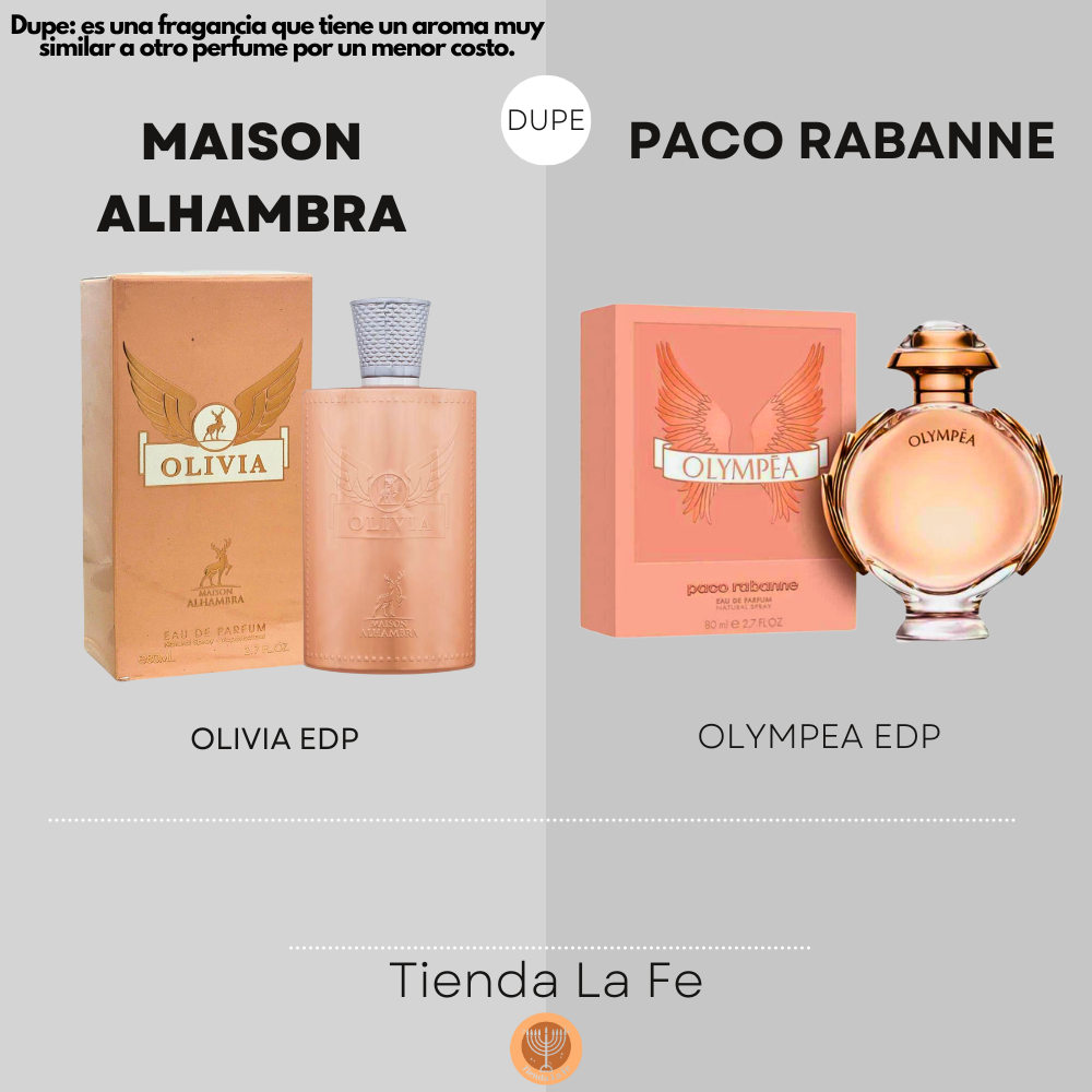 MAISON ALHAMBRA OLIVIA EDP 80ML (M) (DUPE PACO RABANNE OLYMPEA EDP)