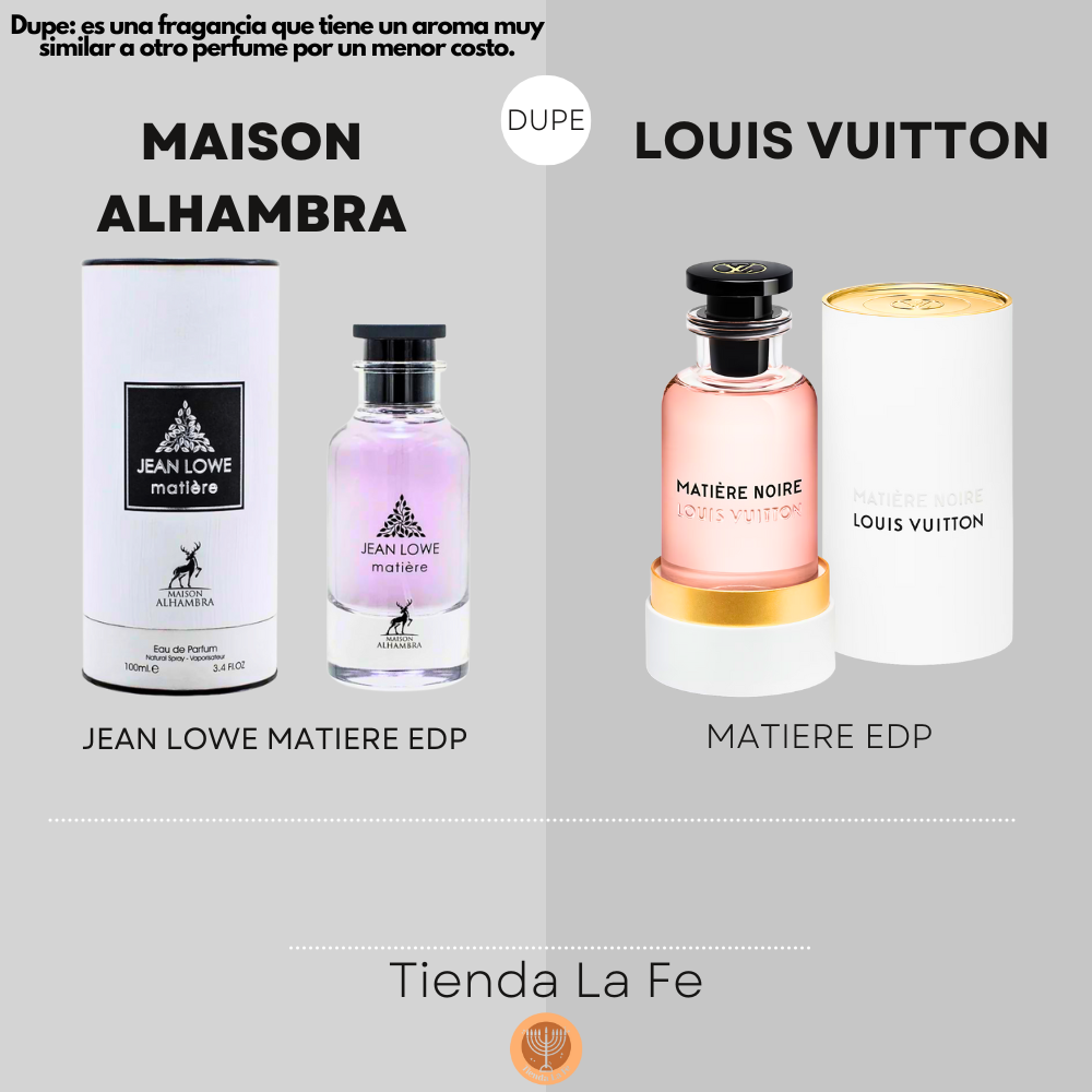 MAISON ALHAMBRA JEAN LOWE MATIERE EDP 100ML (M) (DUPE LOUIS VUITTON MATIERE EDP)