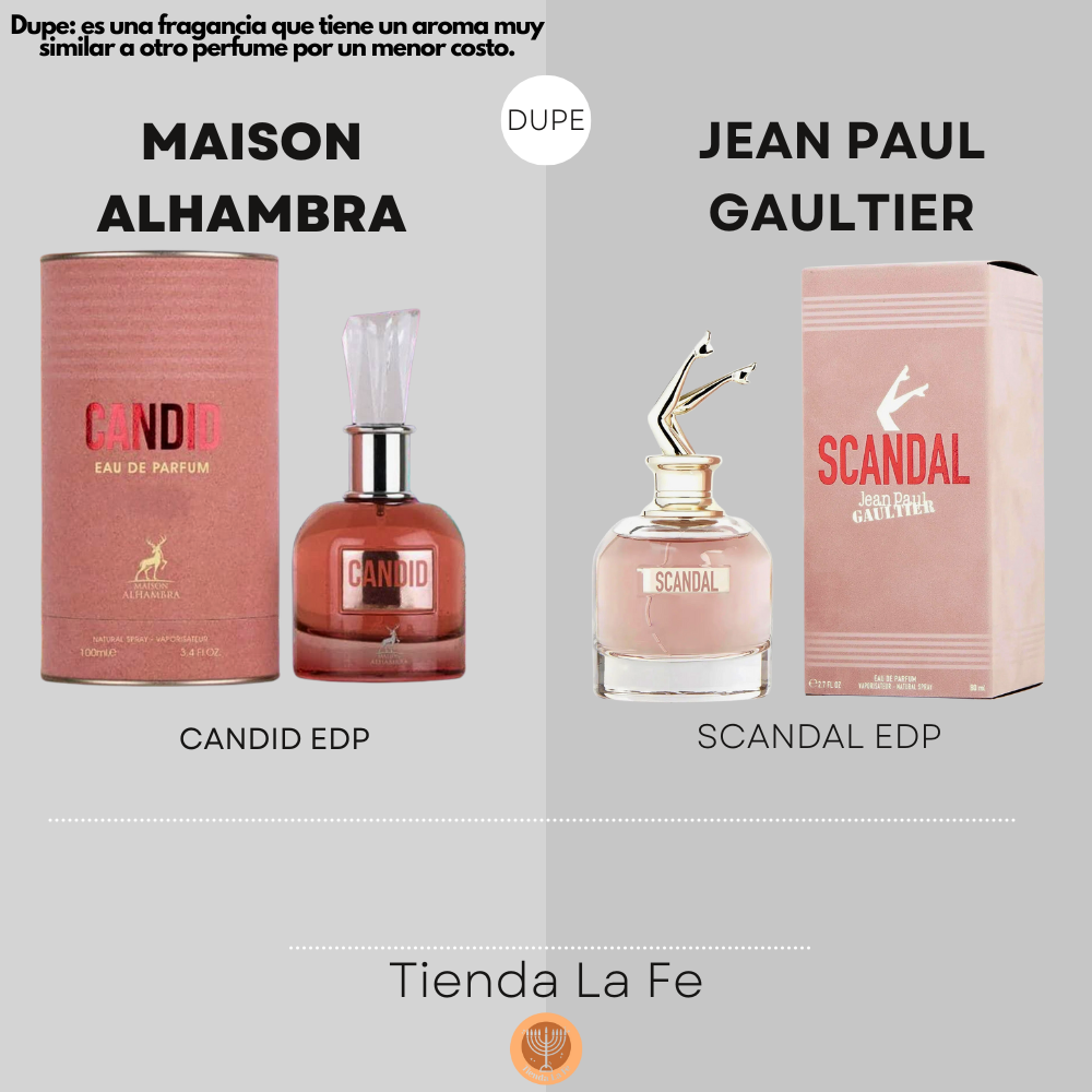 MAISON ALHAMBRA CANDID EDP 100ML (M) (DUPE JEAN PAUL GAULTIER SCANDAL EDP)