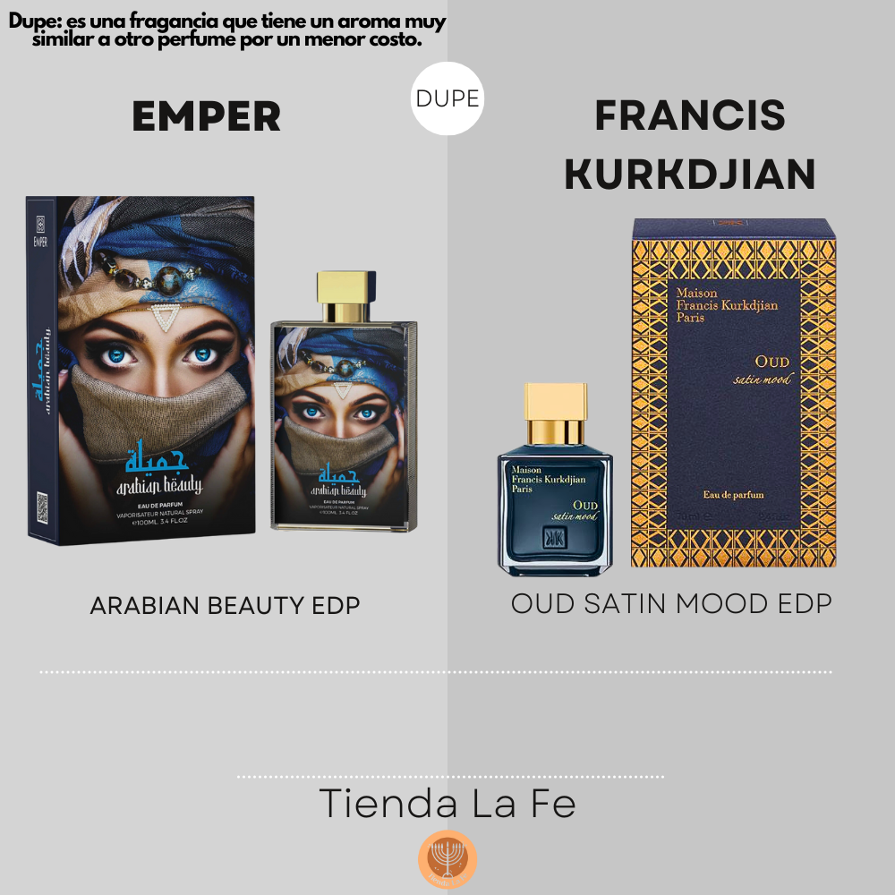 EMPER ARABIAN BEAUTY EDP 100ML (M) (DUPE FRANCIS KURKDJIAN OUD SATIN MOOD EDP)