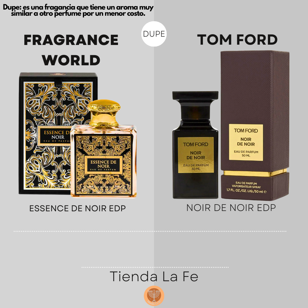 FRAGRANCE WORLD ESSENCE DE NOIR EDP 100ML (U) (DUPE TOM FORD NOIR DE NOIR EDP)