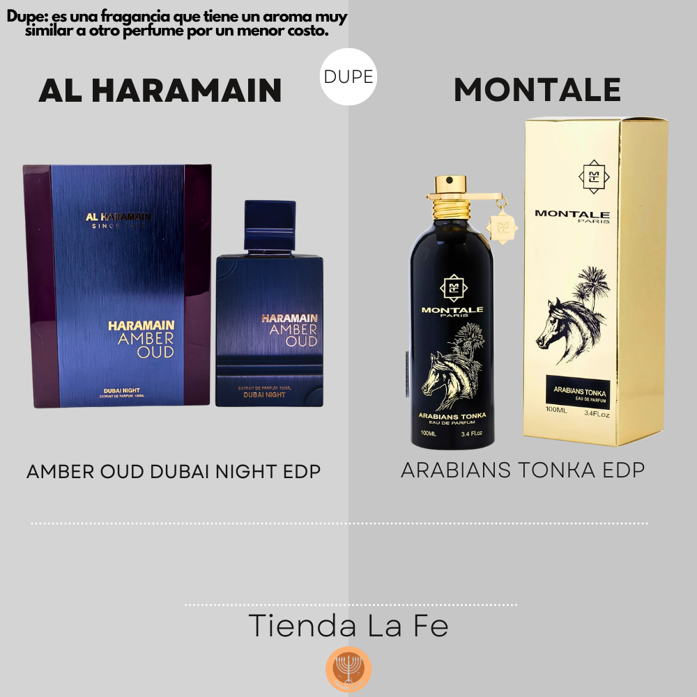 AL HARAMAIN AMBER OUD DUBAI NIGHT EDP 100ML (H) (DUPE MONTALE ARABIANS TONKA EDP)
