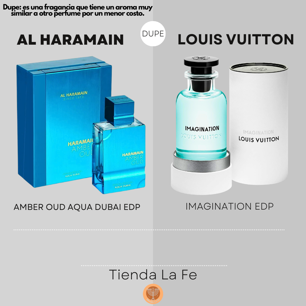 AL HARAMAIN AMBER OUD AQUA DUBAI EDP 75ML (H) (DUPE LOUIS VUITTON IMAGINATION EDP)