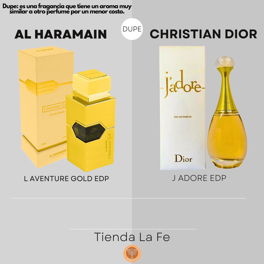 AL HARAMAIN L'AVENTURE GOLD EDP 200ML (M) (DUPE CHRISTIAN DIOR J'ADORE EDP)