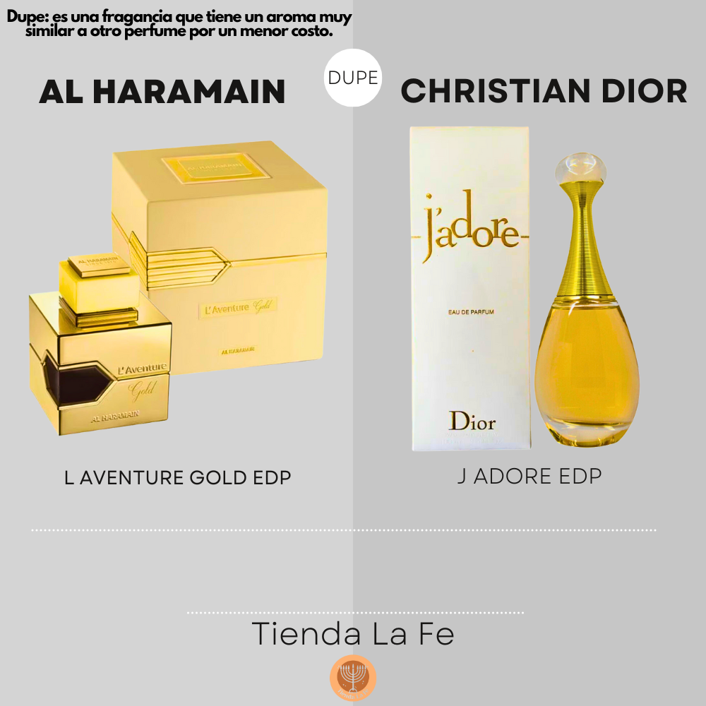 AL HARAMAIN L'AVENTURE GOLD EDP 100ML (M) (DUPE CHRISTIAN DIOR J'ADORE EDP)