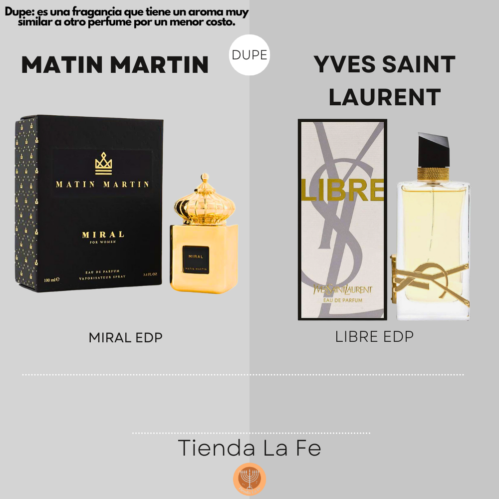MATIN MARTIN MIRAL EDP 100ML (M) (DUPE YVES SAINT LAURENT LIBRE EDP)