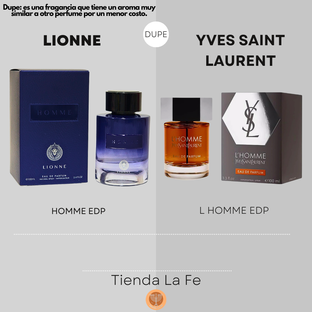 LIONNE HOMME EDP 100ML (H) (DUPE YVES SAINT LAURENT L HOMME EDP)