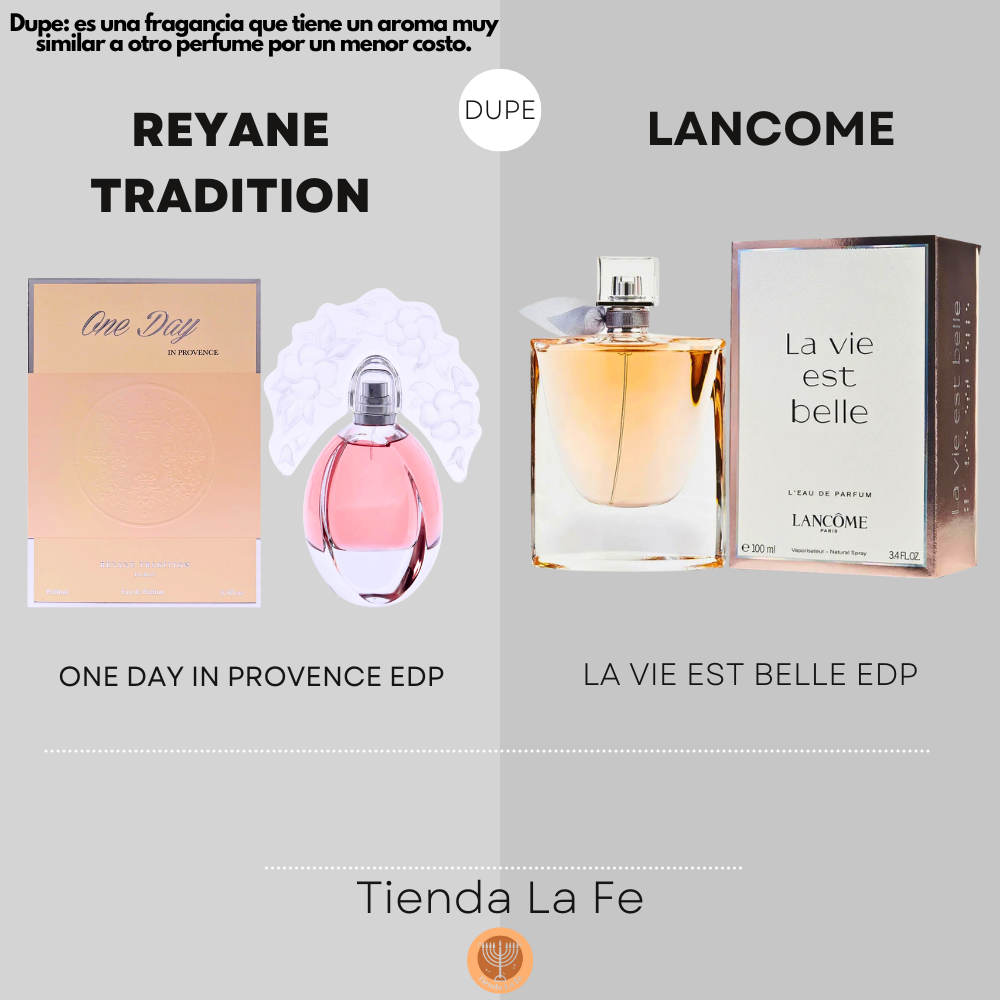 REYANE TRADITION ONE DAY IN PROVENCE EDP 100ML (M) (DUPE LANCOME LA VIE EST BELLE EDP)