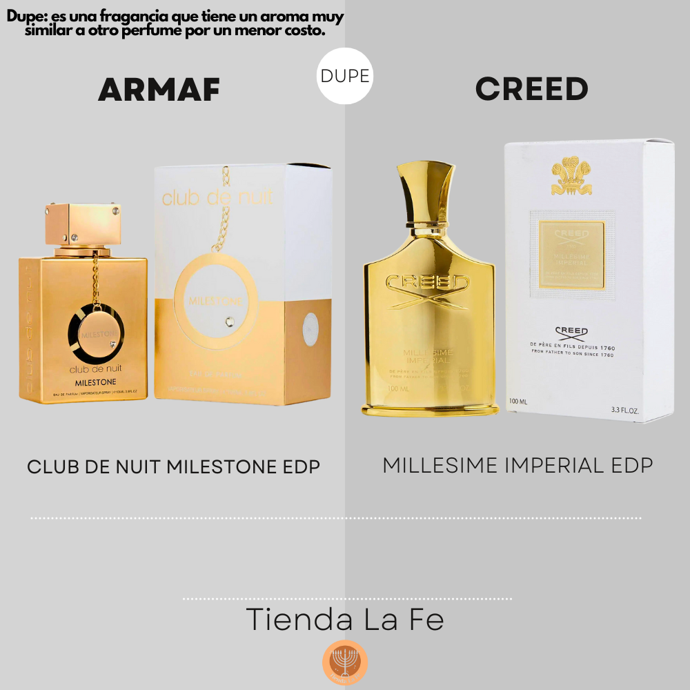 ARMAF CLUB DE NUIT MILESTONE EDP 105ML (U) (DUPE CREED MILLESIME IMPERIAL EDP)