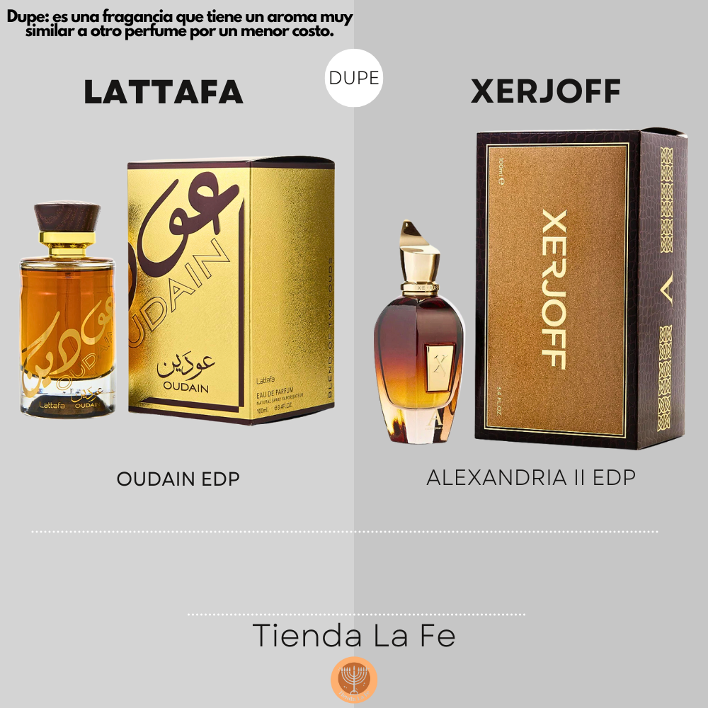 LATTAFA OUDAIN EDP 100ML (H) (DUPE XERJOFF ALEXANDRIA II EDP)