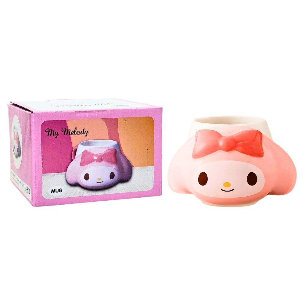 TAZA DE CERAMICA, RESISTENTE AL CALOR, MANGO CREATIVO DISEÑO MY MELODY