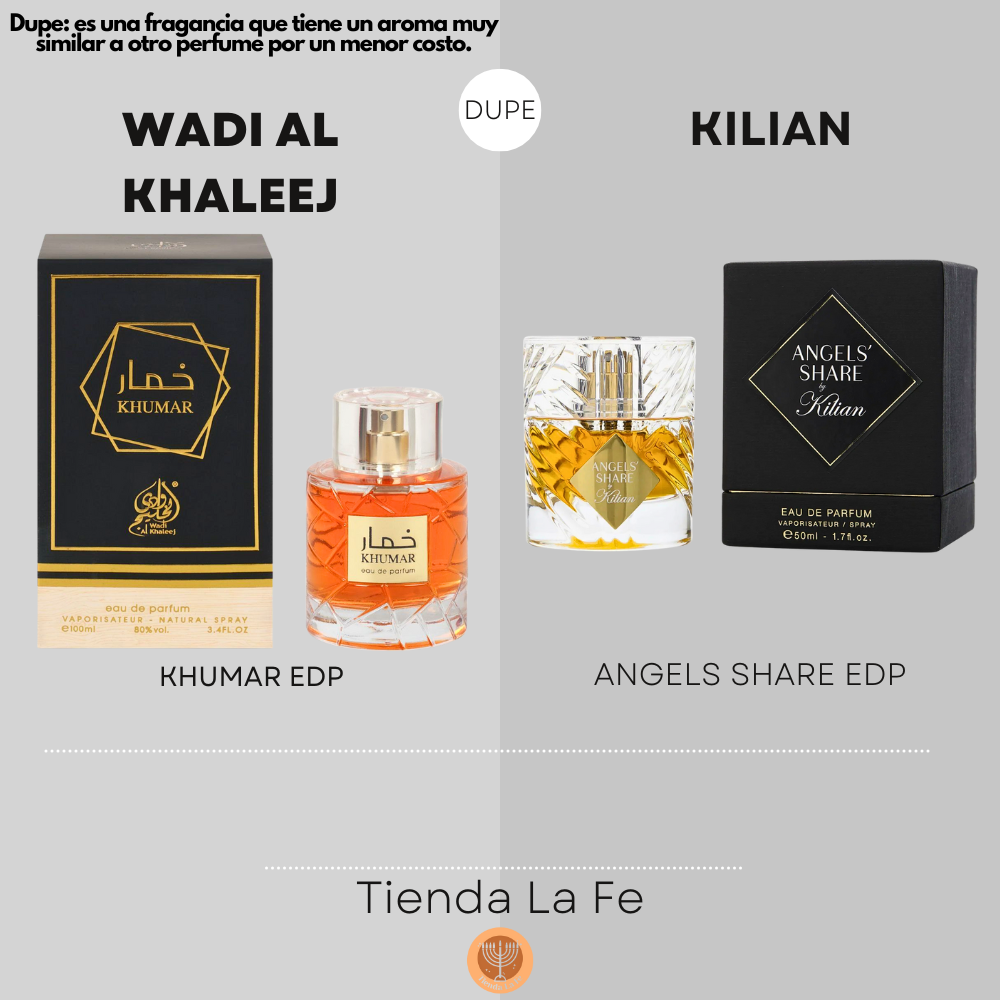 WADI AL KHALEEJ KHUMAR EDP 100ML (U) (DUPE KILIAN ANGELS SHARE EDP)