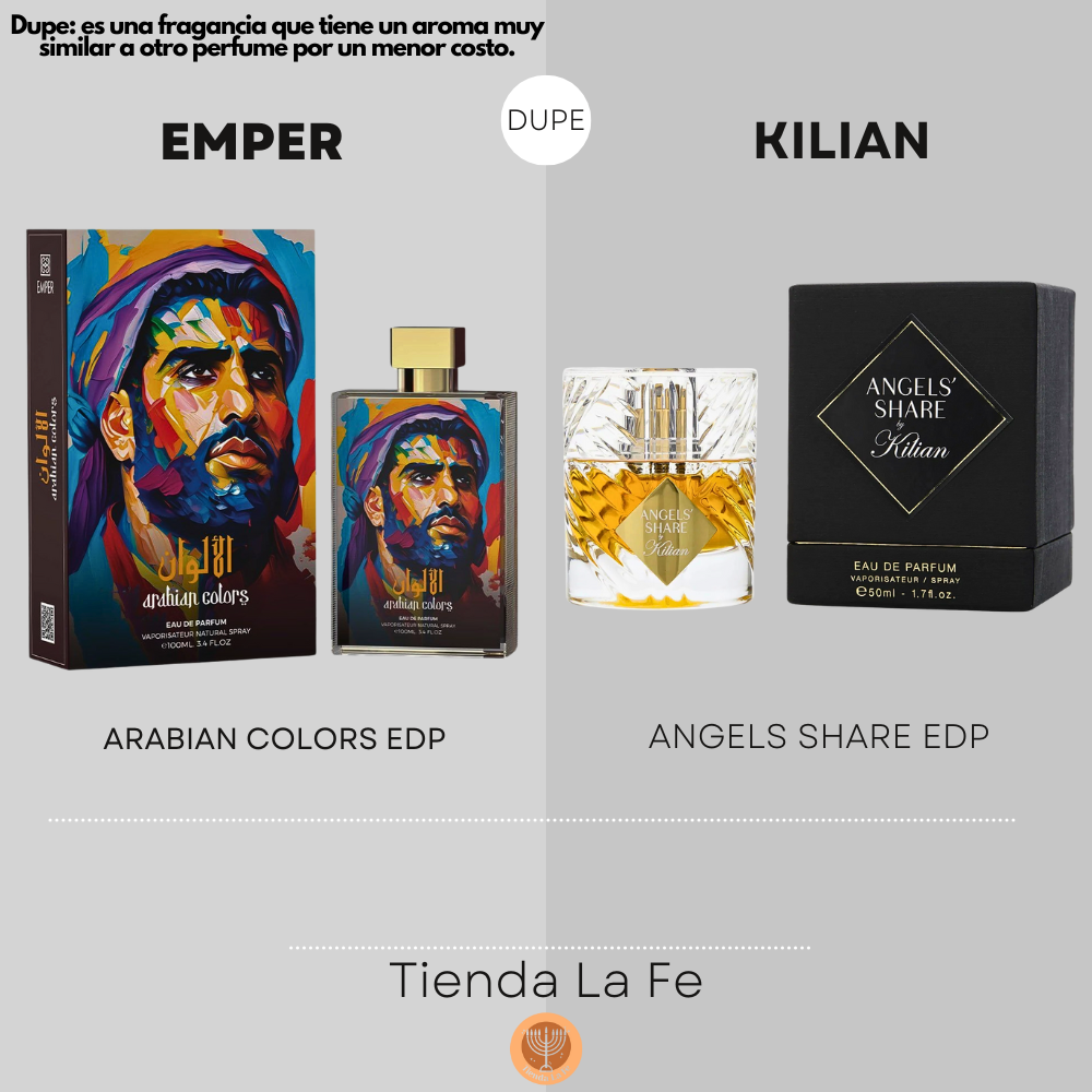 EMPER ARABIAN COLORS EDP 100ML (U) (DUPE KILIAN ANGELS SHARE EDP)