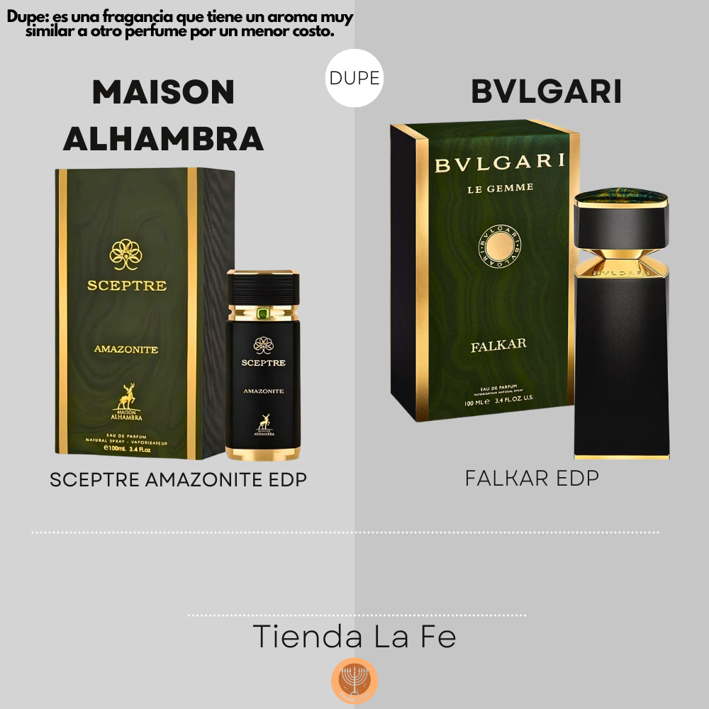 MAISON ALHAMBRA SCEPTRE AMAZONITE EDP 100ML (U) (DUPE BVLGARI FALKAR EDP)