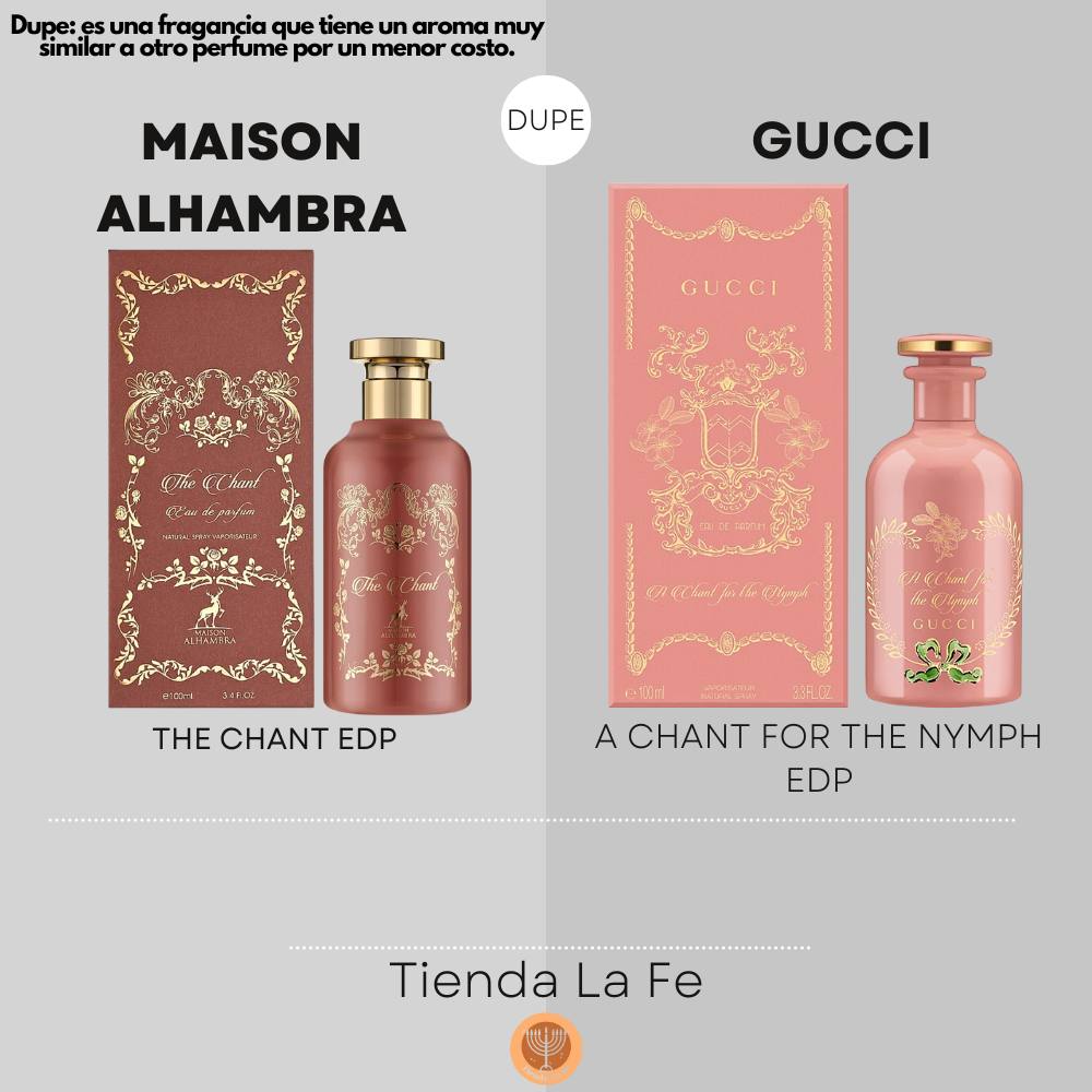 MAISON ALHAMBRA THE CHANT EDP 100ML (M) (DUPE GUCCI A CHANT FOR THE NYMPH EDP)
