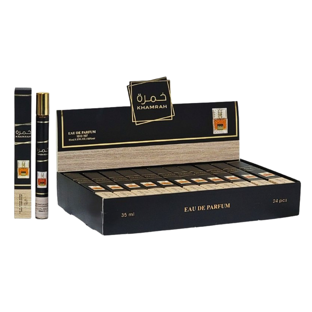PERFUME EN TUBO PARA HOMBRE KHAMRAH EDP 35ML (H) (AROMA SIMILAR LATTAFA KHAMRAH)