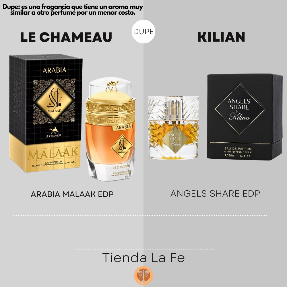 LE CHAMEAU ARABIA MALAAK EDP 100ML (U) (DUPE KILIAN ANGELS SHARE EDP)