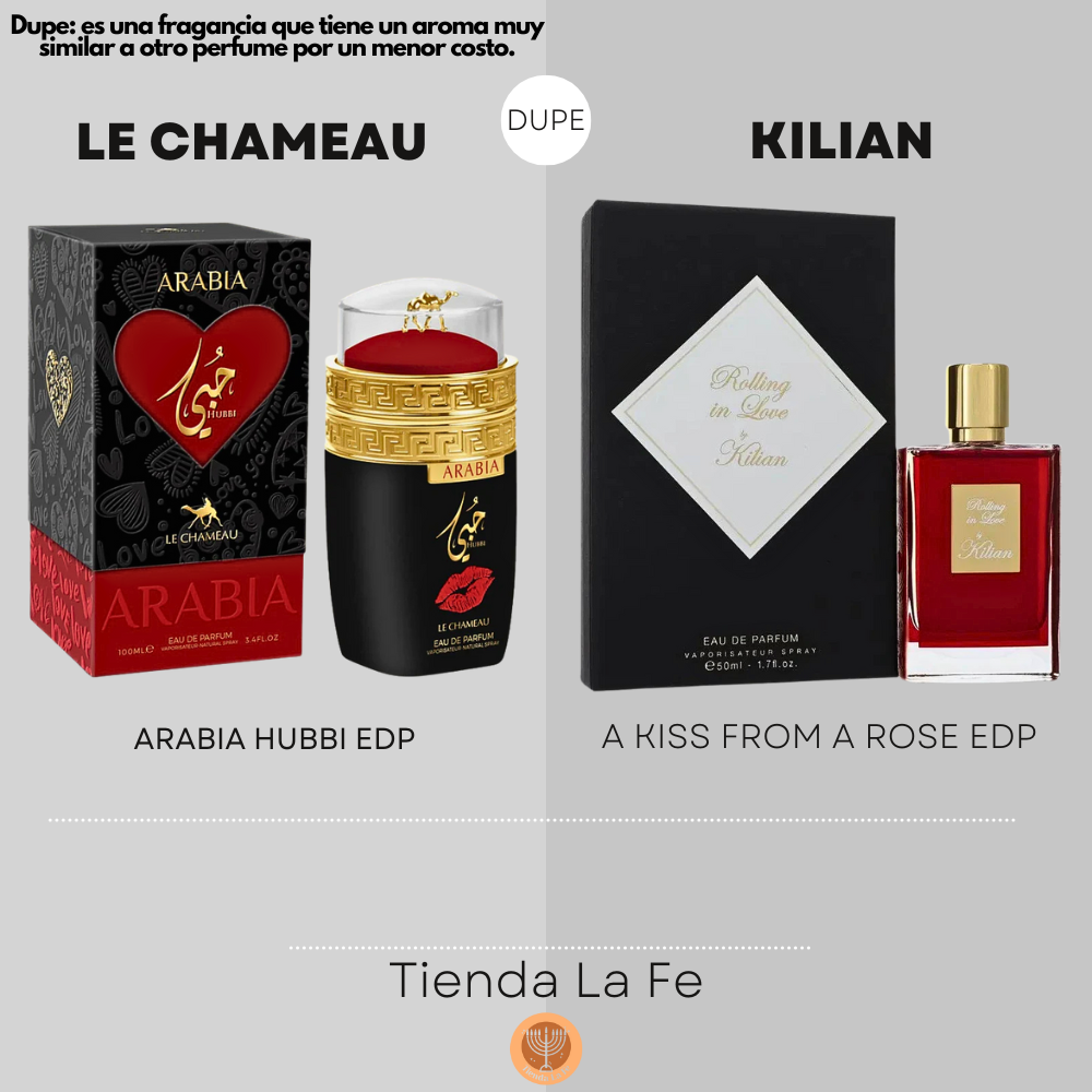 LE CHAMEAU ARABIA HUBBI EDP 100ML (M) (DUPE KILIAN A KISS FROM A ROSE EDP)