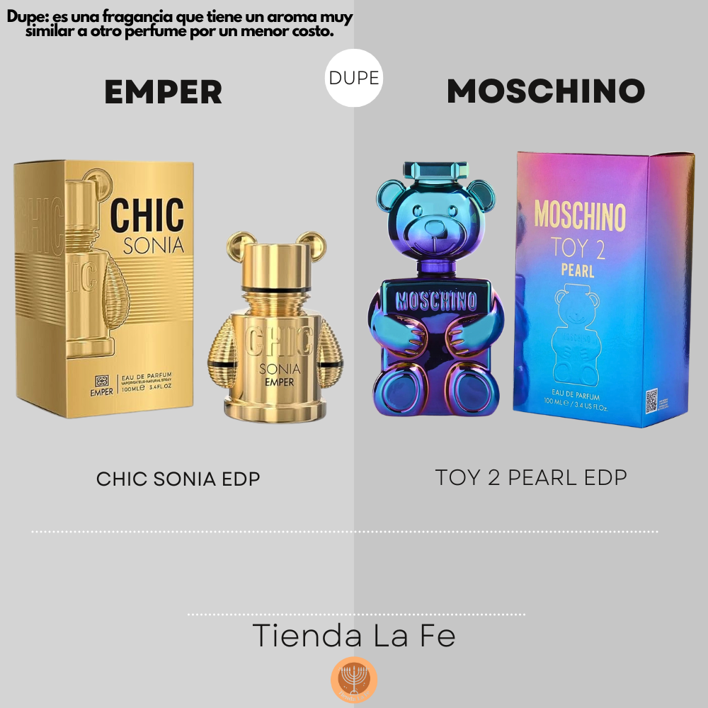 EMPER CHIC SONIA EDP 100ML (U) (DUPE MOSCHINO TOY 2 PEARL EDP)