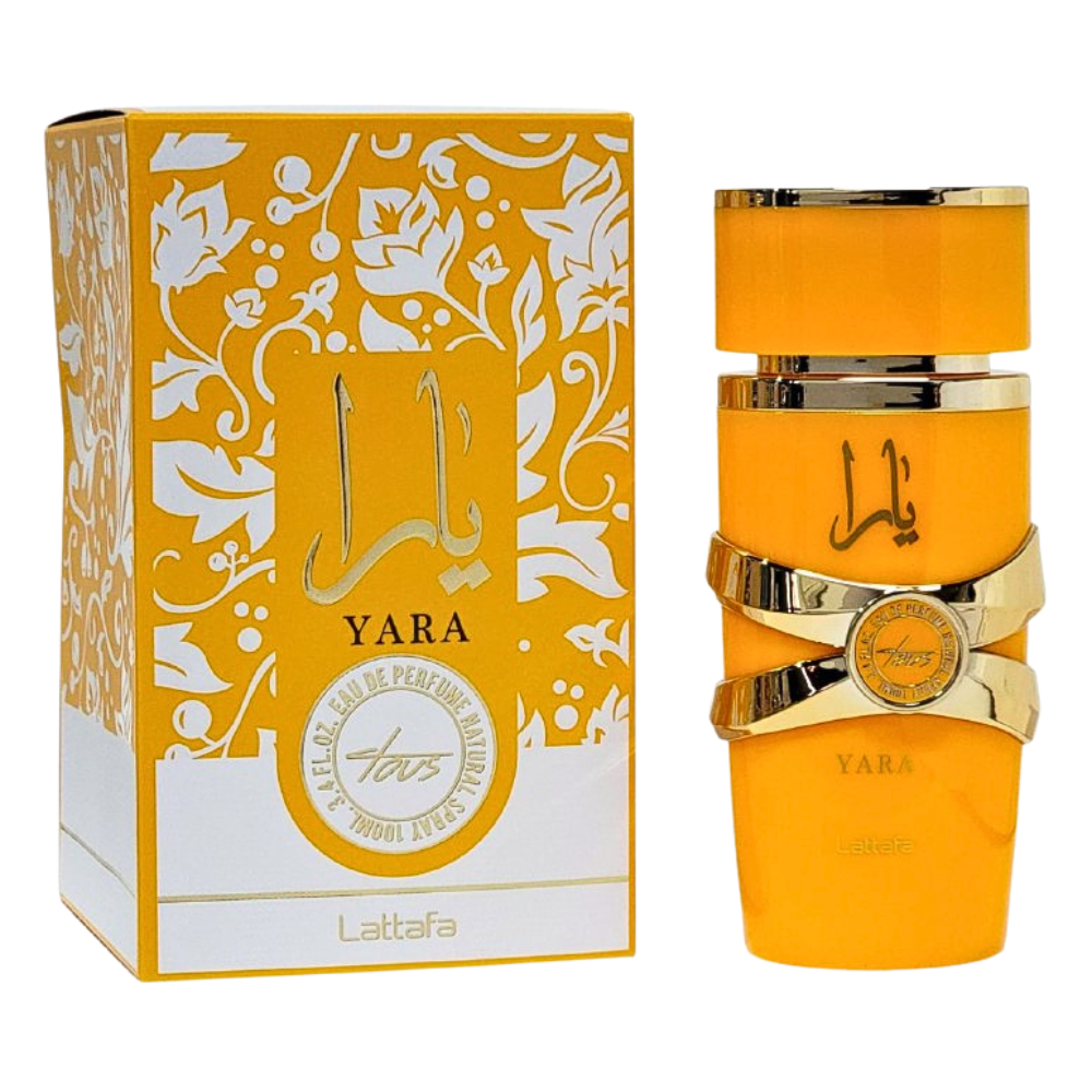 YARA TOUS LATTAFA ECONOMICO DE CALIDAD AAA EDP 100ML (M) PRECIO POR MAYOR ES POR CAJA COMPLETA