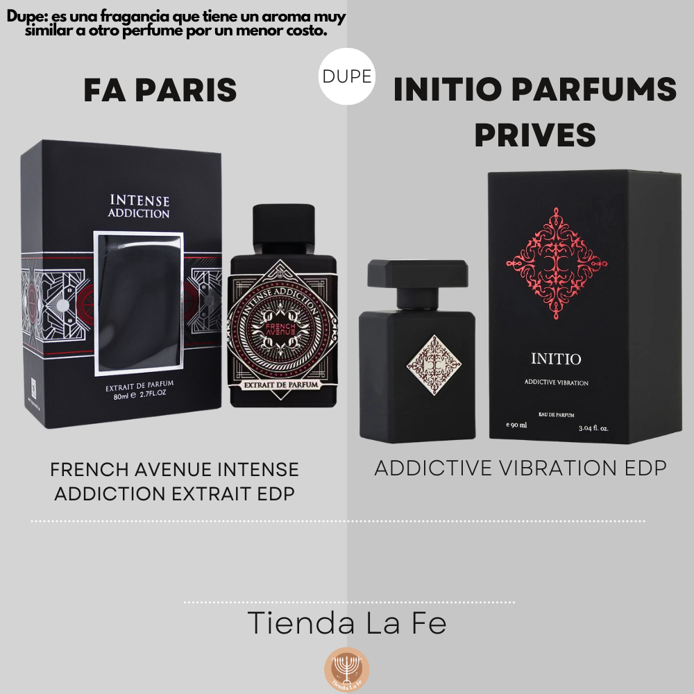 FA PARIS FRENCH AVENUE INTENSE ADDICTION EXTRAIT EDP 80ML (U) (DUPE INITIO PARFUMS PRIVES ADDICTIVE VIBRATION EDP)