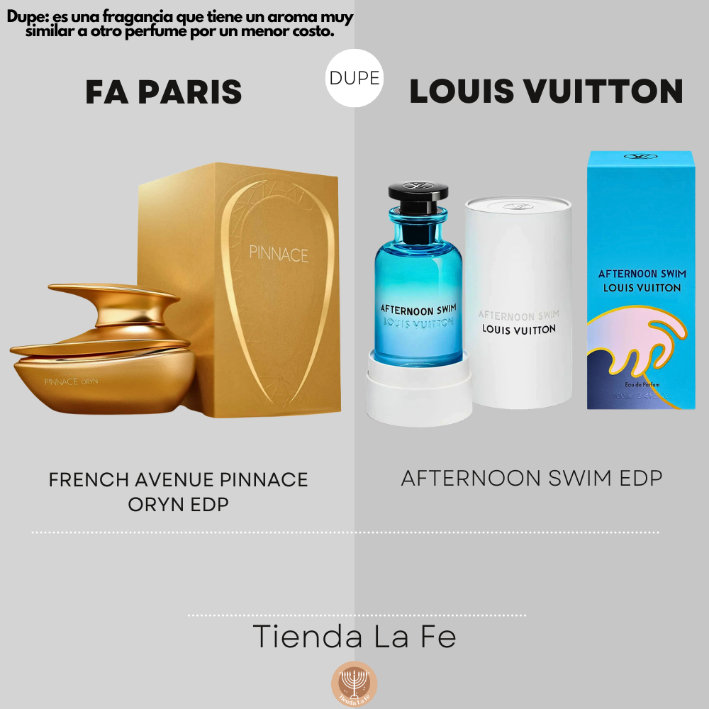 FA PARIS FRENCH AVENUE PINNACE ORYN EDP 100ML (H) (DUPE LOUIS VUITTON AFTERNOON SWIM EDP)