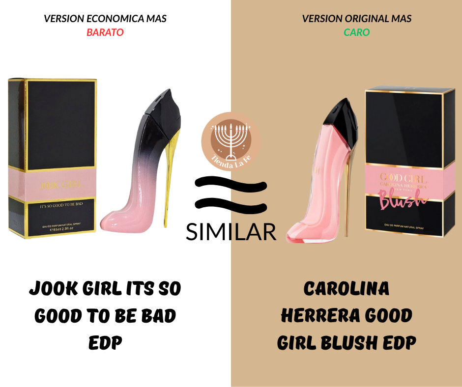 JOOK GIRL ITS SO GOOD TO BE BAD EDP 85ML (M) (AROMA SIMILAR CAROLINA HERRERA GOOD GIRL BLUSH EDP)