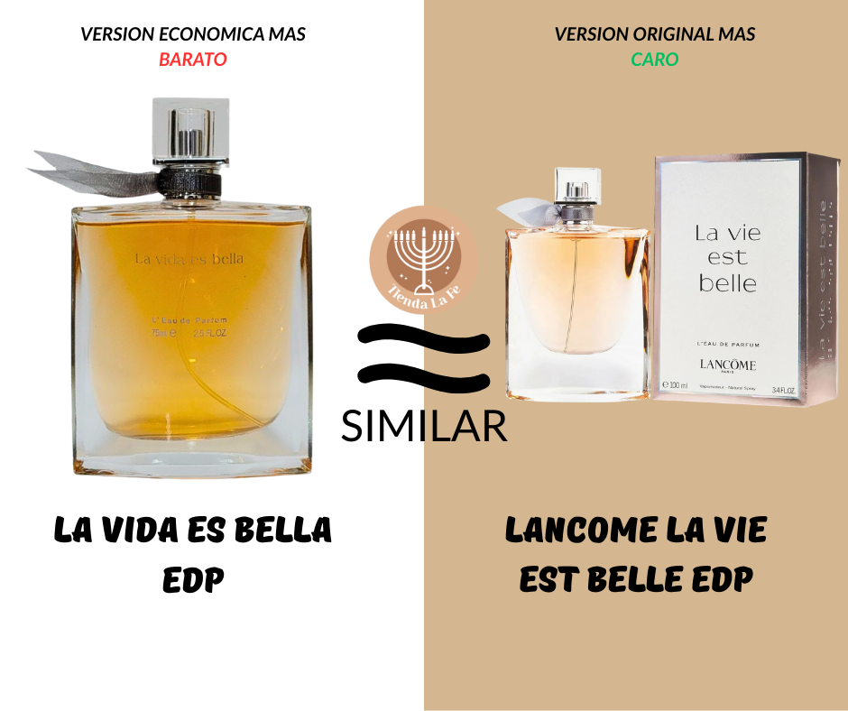 OFERTA SIN CAJA, LA VIDA ES BELLA EDP 75ML (M) (AROMA SIMILAR LANCOME LA VIE EST BELLE EDP)
