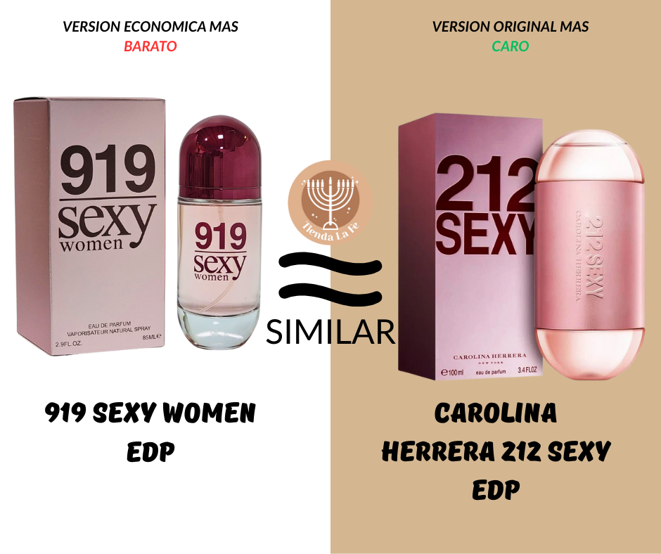 919 SEXY WOMEN EDP 85ML (M) (AROMA SIMILAR CAROLINA HERRERA 212 SEXY EDP)