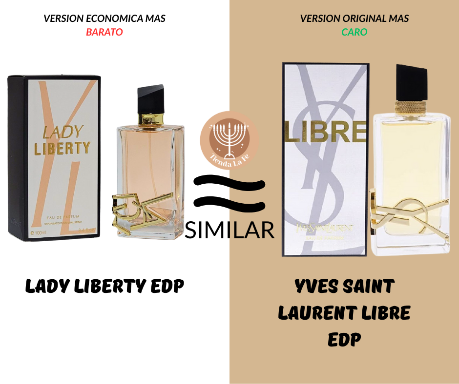 LADY LIBERTY EDP 100ML (M) (AROMA SIMILAR YVES SAINT LAURENT LIBRE EDP)