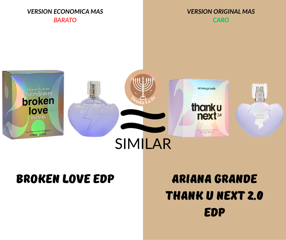 BROKEN LOVE EDP 100ML (M) (AROMA SIMILAR ARIANA GRANDE THANK U NEXT 2.0 EDP)