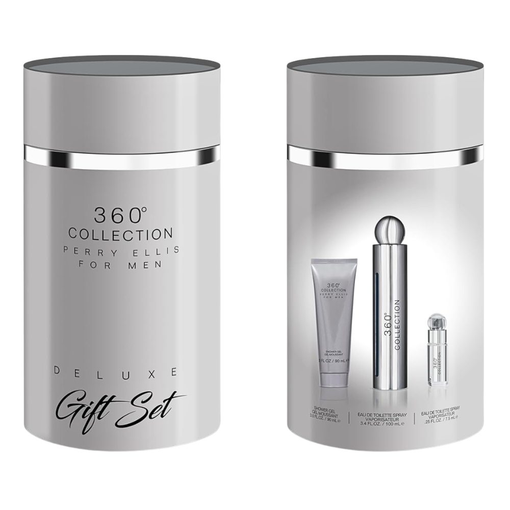 SET PERRY ELLIS 360 COLLECTION FOR MEN EDT 100ML EDT 7.5ML GEL DE DUCHA 90ML (H)