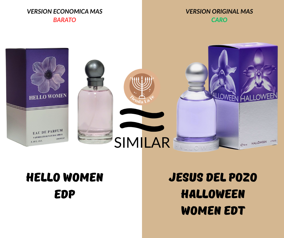 HELLO WOMEN EDP 100ML (M) (AROMA SIMILAR JESUS DEL POZO HALLOWEEN WOMEN EDT)