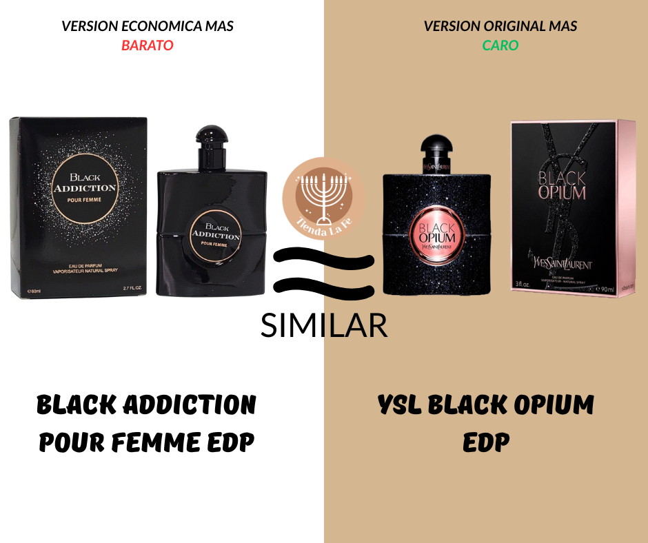 LOVALI BLACK ADDICTION POUR FEMME EDP 80ML (M) (AROMA SIMILAR YSL BLACK OPIUM EDP)