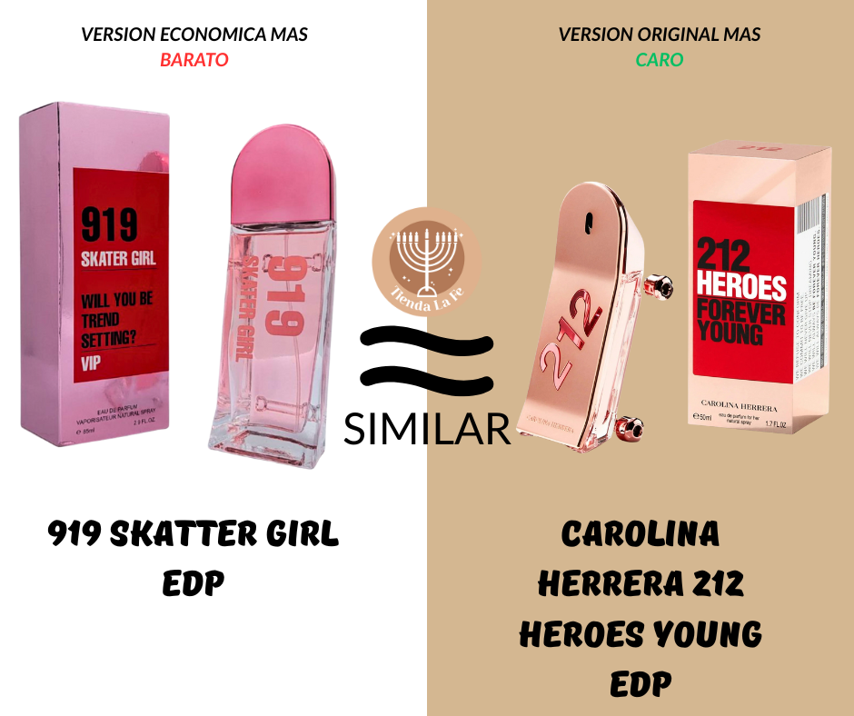 919 SKATTER GIRL EDP 85ML (M) (AROMA SIMILAR CAROLINA HERRERA 212 HEROES YOUNG EDP)