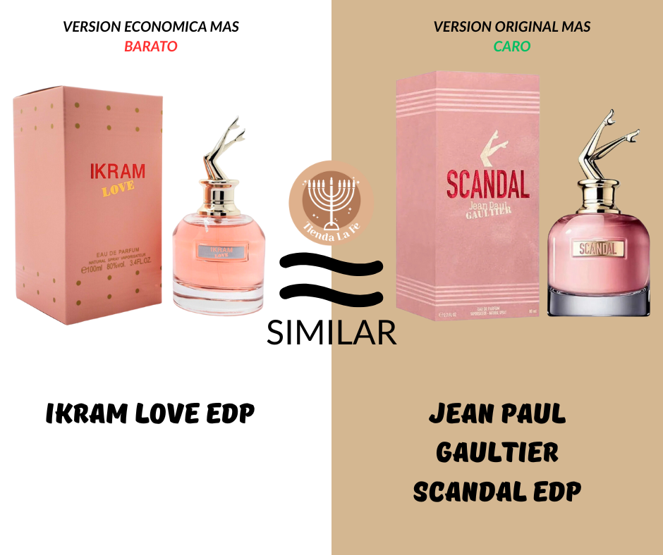 IKRAM LOVE EDP 100ML (M) (AROMA SIMILAR JEAN PAUL GAULTIER SCANDAL EDP)
